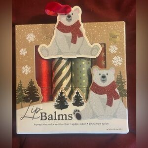 Holiday Lip Balm Set with Polar Bear Design
